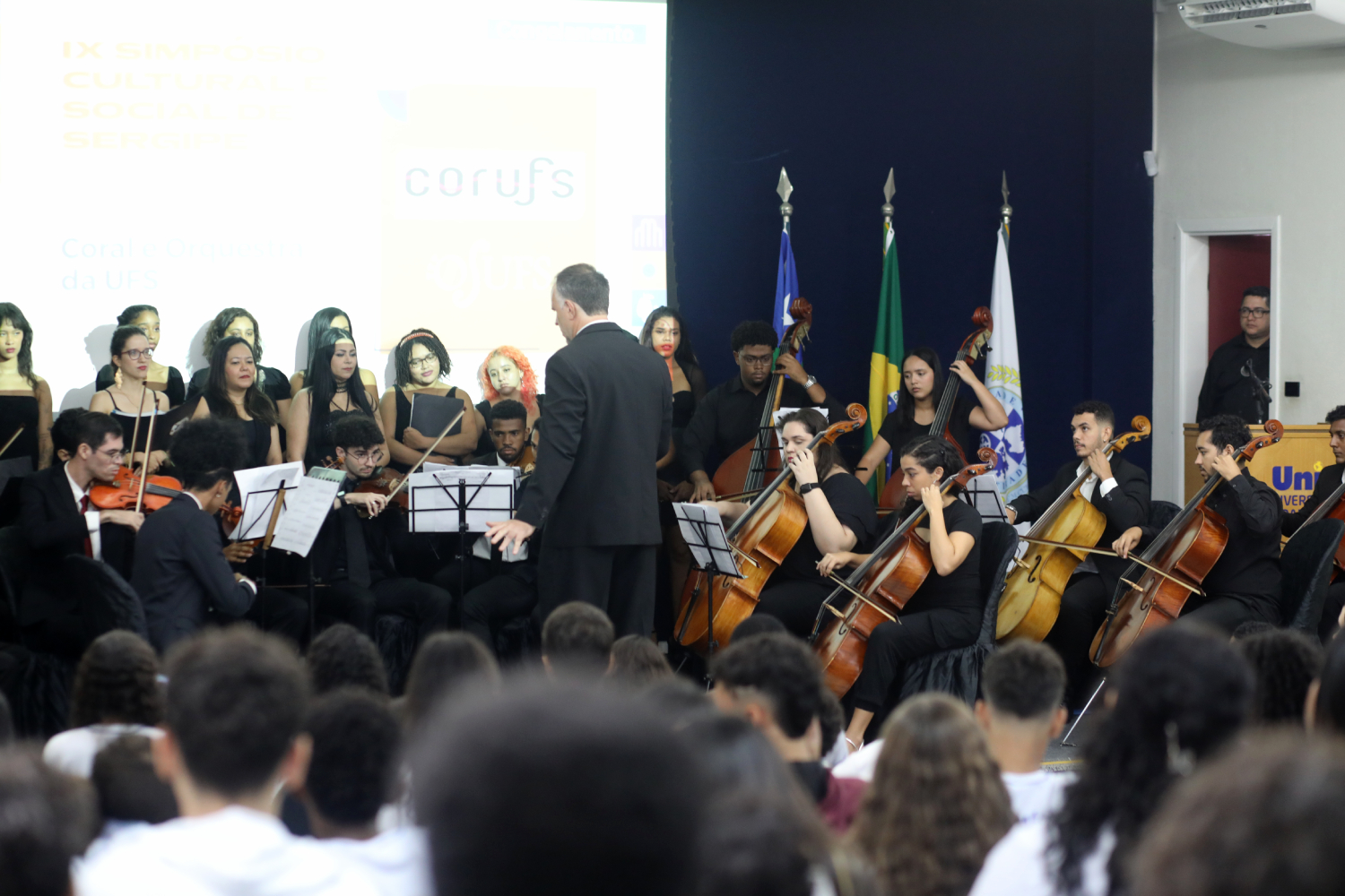 CORUFS e OSUFS foram premiados no IX Simpósio Cultural e Social de Sergipe. (Foto: Schirlene Reis/Ascom UFS)